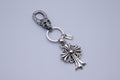CH cross skull keychain